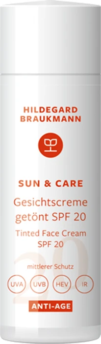 Hildegard Braukmann Sun & Care Anti-Age Gesichtscreme getönt LSF20, 50ml