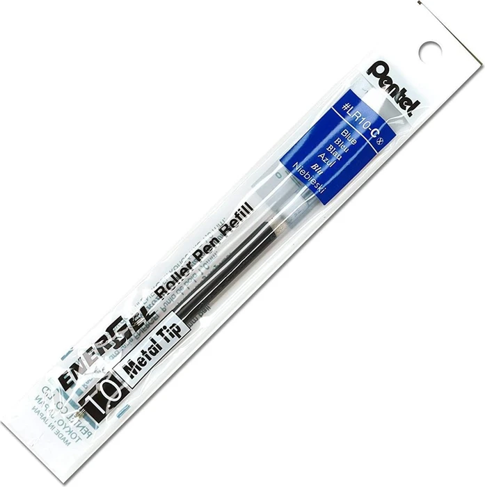 Pentel EnerGel Roller Pen LR10-CX Tintenrollermine 0.5mm (1mm Ball) blau