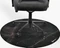 Arozzi Zona Bodenschutzmatte, Black Marble, rund, weich Vorschaubild