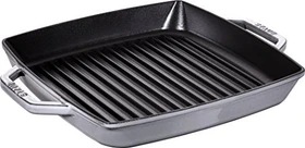 Zwilling Staub Grillpfanne eckig 33x33cm grau