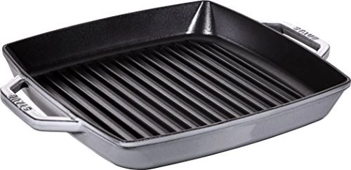 Zwilling Staub Grillpfanne eckig 33x33cm grau