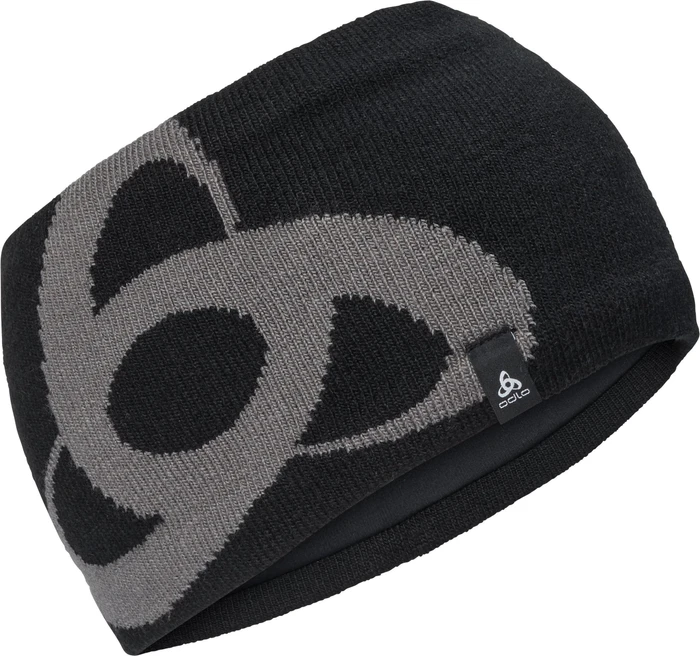 Odlo Ceramiwarm Mid Gage Stirnband black/odlo steel grey