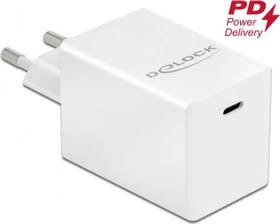 DeLOCK USB Ladegerät 1x USB-C PD 3.0 kompakt 60W weiß