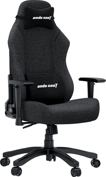 Anda Seat Luna Premium Stoff Gamingstuhl, dunkelgrau