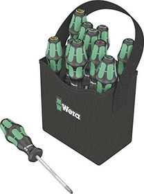 Wera Kraftform 2Go 300 Schraubendrehersatz inkl. Tasche, 11-tlg.