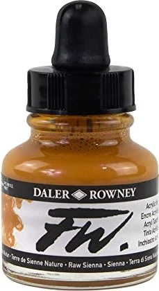 Daler Rowney FW Acrylic Ink raw sienna, 29.5ml