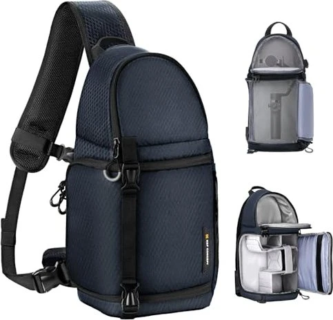 K&F Concept Urban Wander 02 10L Sling Crossbody navy