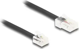 DeLOCK Telefonkabel RJ-45 [Stecker] auf RJ-11 [Stecker] 2m schwarz