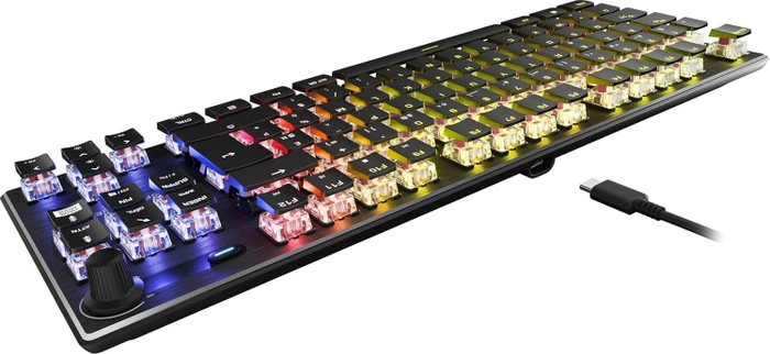 Turtle Beach Vulcan TKL, LEDs RGB, TITAN Mechanical Linear, USB, FR