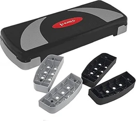 HMS-Fitness Fitness Steppbrett schwarz/grau