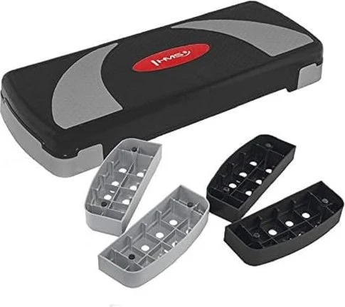 HMS-Fitness Fitness Steppbrett schwarz/grau