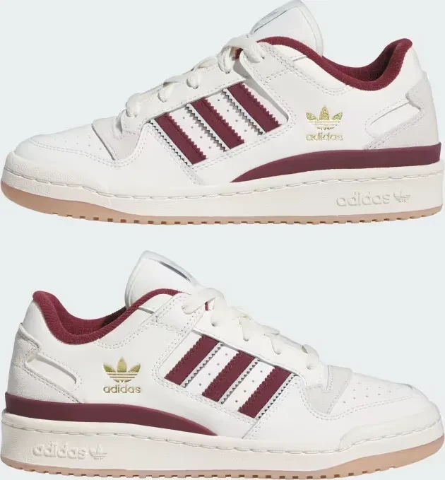adidas Forum Low CL cloud white/shadow red/cream white (Damen)