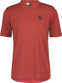 Scott Trail Flow Dri Zip Trikot kurzarm tuscan red (Herren)