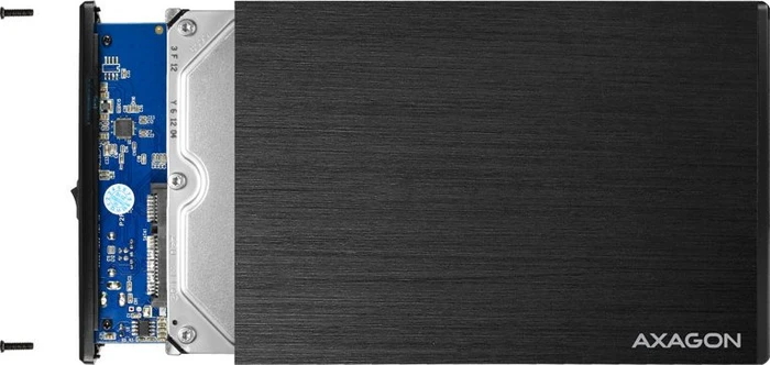 Axagon Aline Box Festplattengehäuse, schwarz, 3.5", USB-B 3.0