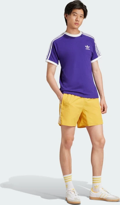 adidas Adicolor Classics 3-Streifen T-Shirt kurzarm collegiate purple (Herren)