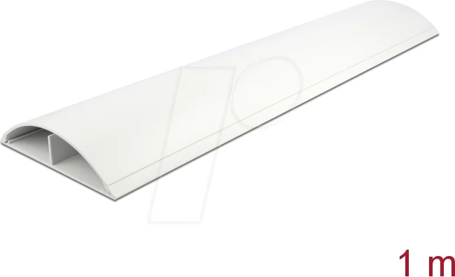 DeLOCK Kabelkanal selbstklebend, 119x26mm, 1m, weiß