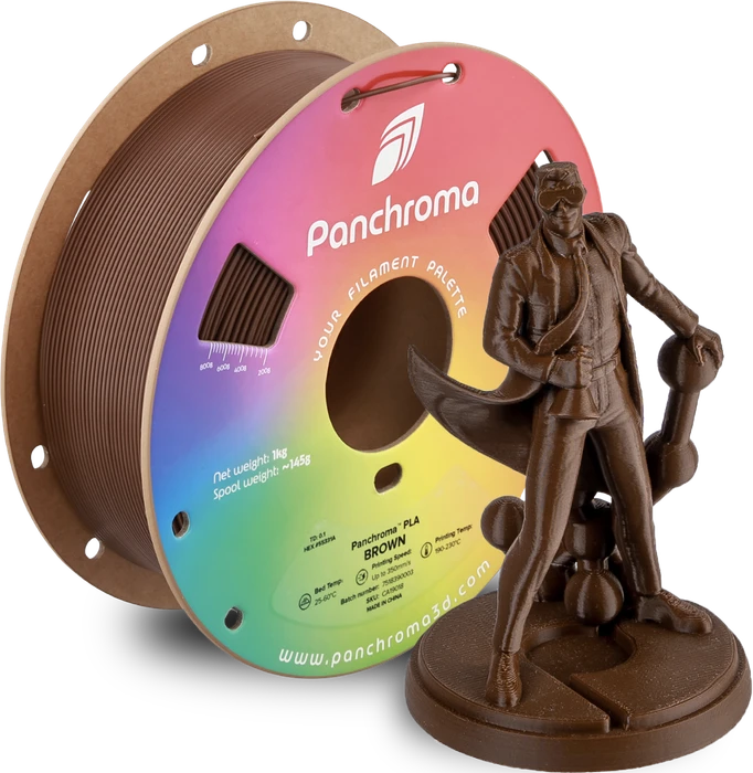 Polymaker Panchroma PLA, braun, Spule, 1.75mm, 1.00kg