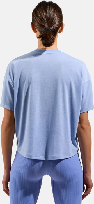 Odlo Active 365 Naturfaser T-Shirt kurzarm blue heron melange (Damen)