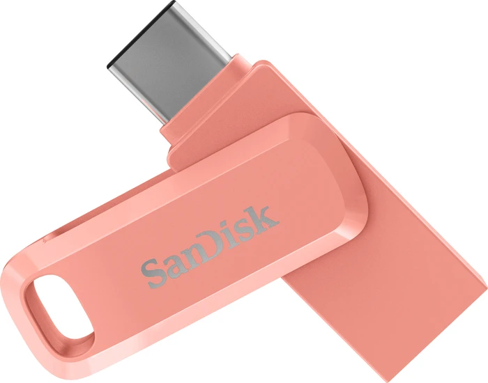 SanDisk Ultra Dual Drive Go USB Type-C 256GB rosa, USB-A + USB-C, USB 3.2 Gen 1×1