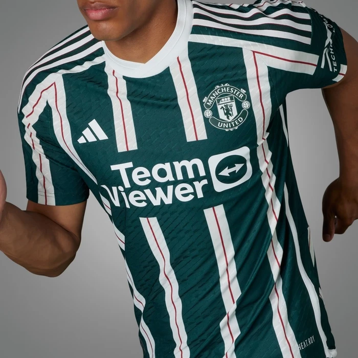 adidas Manchester United Authentic 2023/2024 Auswärtstrikot green night (Herren)