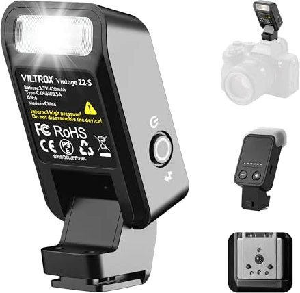 Viltrox Vintage Z2-S Mini TTL On-camera Flash for Sony