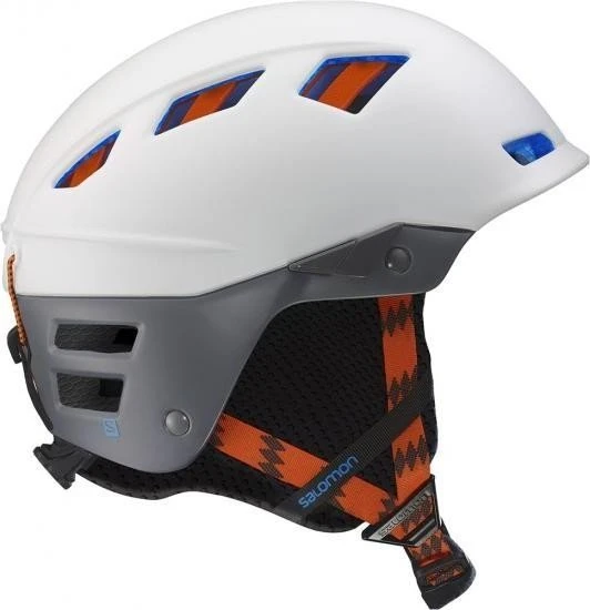 Salomon MTN Lab Helm schwarz/weiß/rot