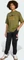 adidas Oversize Trefoil T-Shirt kurzarm focus olive (Junior) Vorschaubild