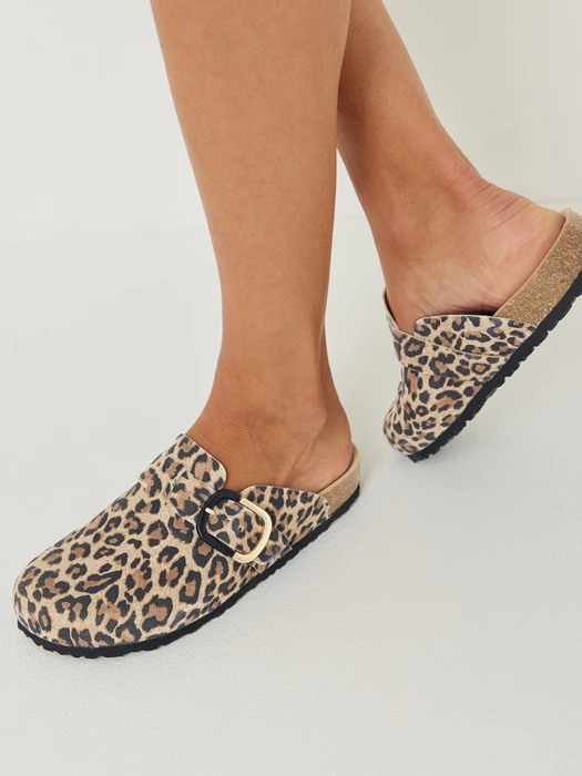 Tamaris Lederpantolette braun (Damen)