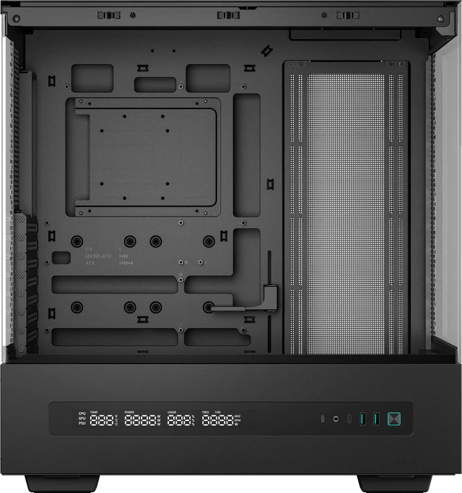DeepCool CH690 Digital, schwarz, Glasfenster