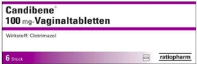 Candibene Vaginaltabletten 100mg, 6 Stück