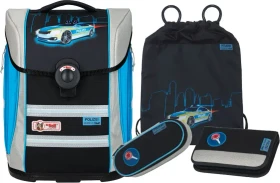 McNeill Ergo Primero McLight Polizei Schultaschen-Set, 4-tlg.