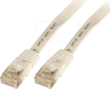 EFB Elektronik PVC kompakt Flach-Patchkabel, Cat6a, U/UTP, RJ-45/RJ-45