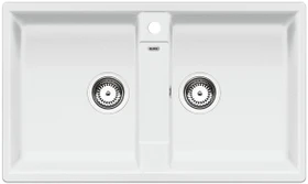 Blanco Zia 9 Doppelspüle weiß