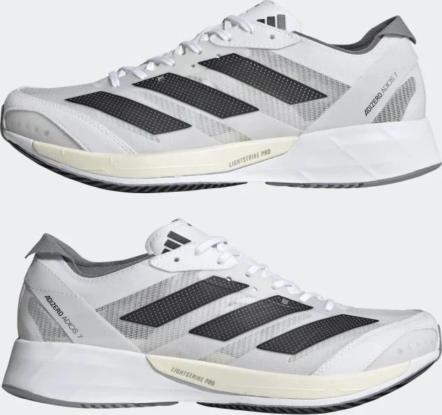 adidas Adizero Adios 7 cloud white/core black/grey three (Damen)
