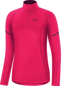 Gore Wear M Mid Zip Trikot langarm hibiscus pink (Damen)