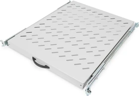 Digitus ausziehbarer Fachboden für Netzwerk- und Serverschränke, 19", hellgrau, 800mm Einbautiefe, 1HE