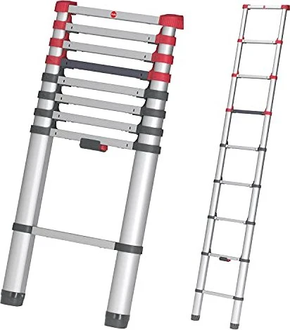 Hailo Flexline T80 Teleskopleiter, 9 Stufen