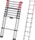 Hailo Flexline T80 Teleskopleiter, 9 Stufen (7113-091)