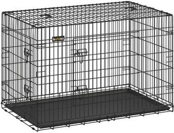 Songmics 48" Hundekäfig Größe XXL schwarz