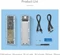 Orico TCM2-C3, silber/transparent, USB-C 3.1 Vorschaubild