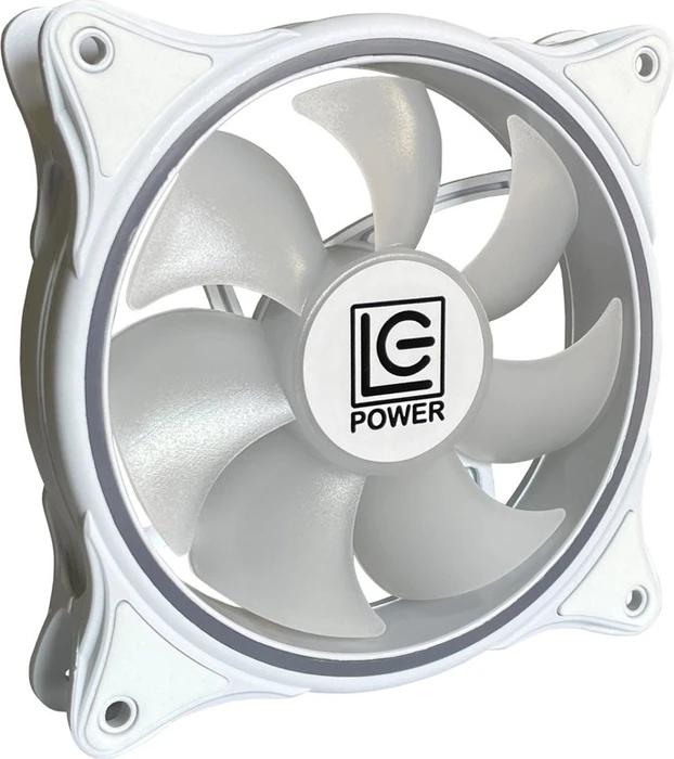 LC-Power Case Fan 120mm ARGB, weiß, 120mm
