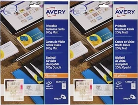 Avery-Zweckform Superior Visitenkarten, 200g, 25 Blatt