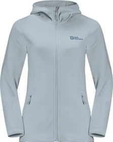Jack Wolfskin Baiselberg Hoody FZ Jacke soft blue (Damen)