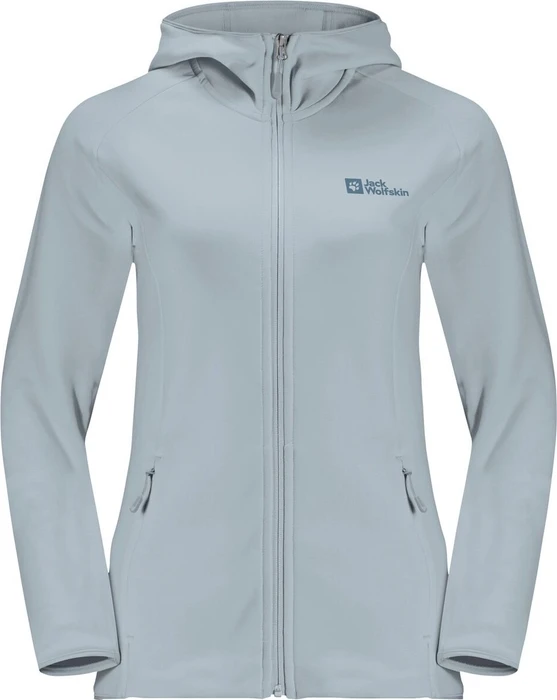Jack Wolfskin Baiselberg Hoody FZ Jacke soft blue (Damen)