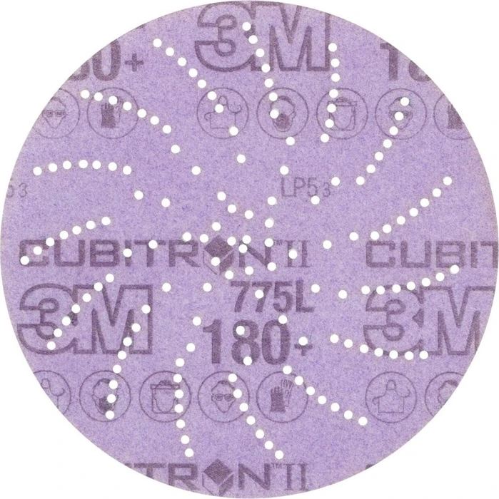 3M Xtract Cubitron II 775L Schleifblatt K180, 125mm, 50 Stück