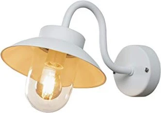Konstsmide Vega Mini 36cm Wandleuchte 1-flammig weiß