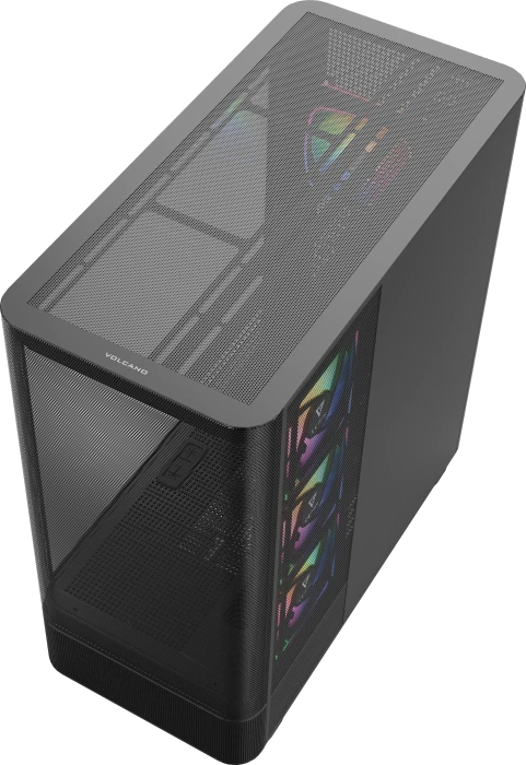 Modecom Volcano AQ300 ARGB Black, Glasfenster