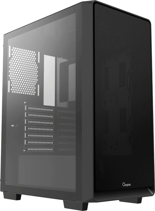 Ocypus Gamma C60, schwarz, Glasfenster