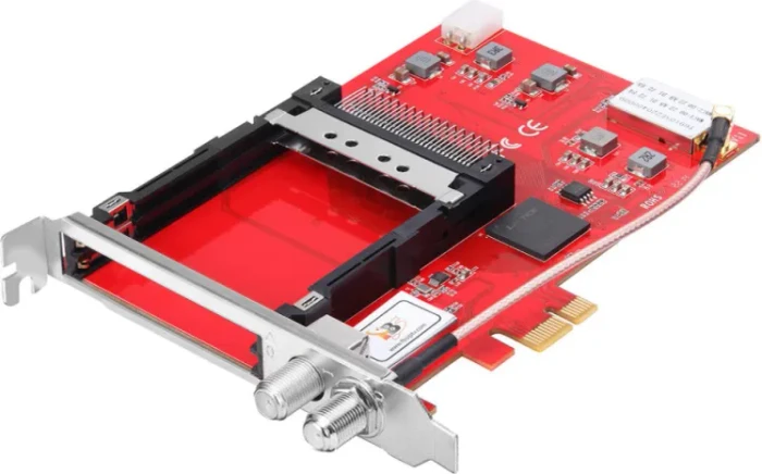 TBS DVB-S2X Doppel-Tuner mit CI, PCIe x1