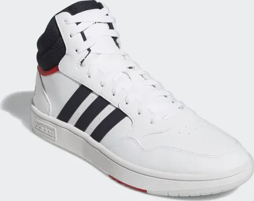 adidas Hoops 3.0 Mid Classic Vintage cloud white/legend ink/vivid red